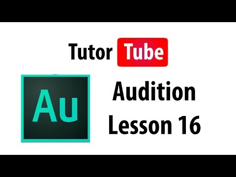 Audition Tutorial Lesson 1 Audition Interface