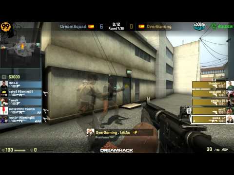 OverGaming vs. DreamSquad | Gruppe B, DreamHack Valencia 2013 | de_nuke