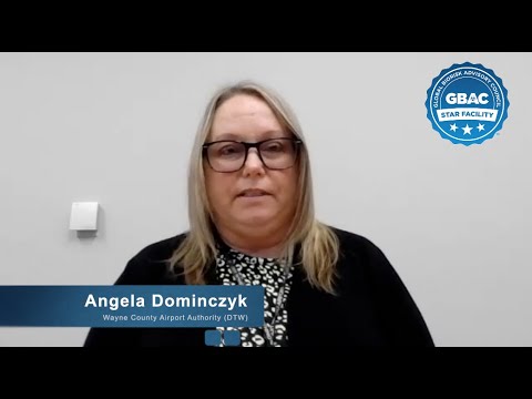 Como a autoridade aeroportuária do condado de Wayne adotou o credenciamento de instalações GBAC STAR
