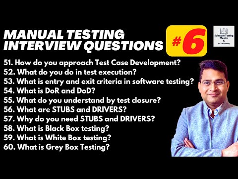Manual Testing Interview Questions and Answers with Examples Part 1