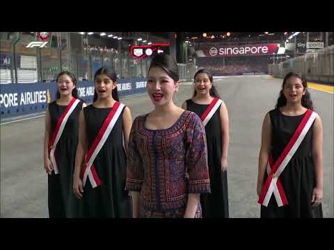 THE NATIONAL ANTHEM OF SINGAPORE - FORMULA 1 2025 SINGAPORE GRAND PRIX 2025