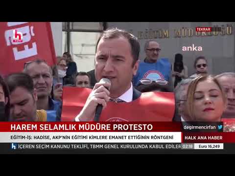 Genel Başkanımız Kadem Özbay ve Myk Üyelerimizin Bursa MEM yaptığı eylem Halk Tv`de haberleştirildi. | EĞİTİM İŞ