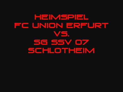 FC UNION ERFURT vs. SG SSV 07 SCHLOTHEIM