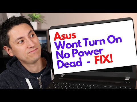 How To Fix Asus Computer Dead, No Power, Wont Turn On