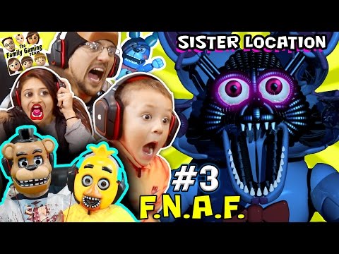 WHO NAMES THEIR SON FOXY? FNAF SISTER LOCATION #3 w Chica & Freddy (FGTEEV Fun Times SCARY Gameplay)