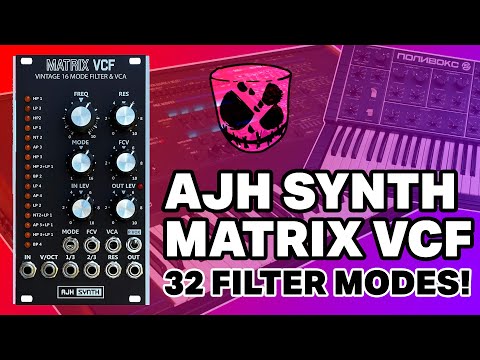 AJH Synth - Matrix VCF Vintage 16 Mode Filter BLACK image 3