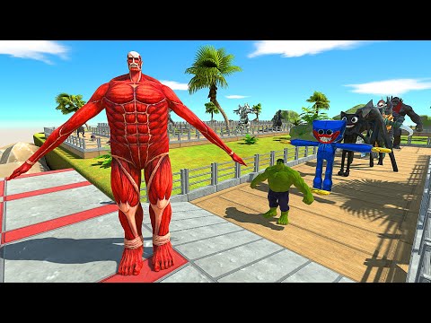 COLOSSAL TITAN OASIS DEATH RUN - Animal Revolt Battle Simulator
