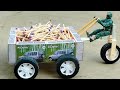 How To Make Matchbox Cycle Loader Rickshaw At Home