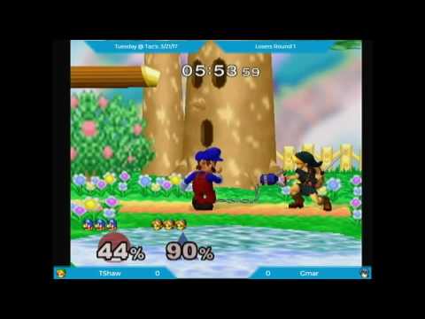 Tuesdays @ Taz's 3/21/17 - Atlas (Mario) vs 2Framez (Pikachu, Young Link)