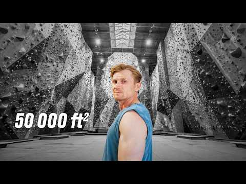 I Visited One of the Biggest Bouldering Gyms on Earth!