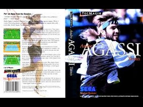 Andre Agassi Tennis Game Gear