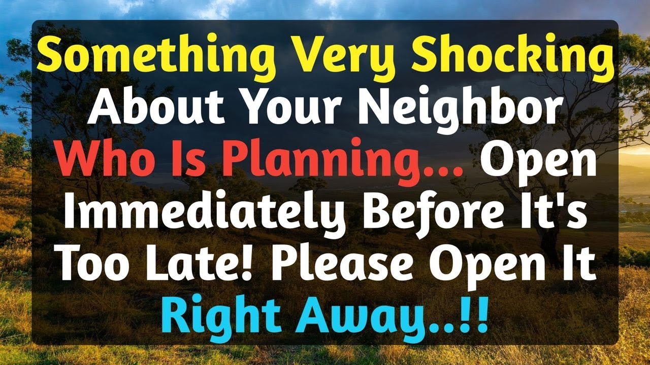 THIS ANGEL: SOMETHING VERY SHOCKING ABOUT YOUR NEIGHBOR... | God's Message Today | God Says 1111