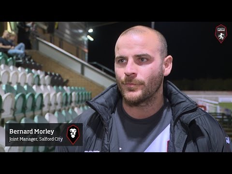 Nantwich Town 2-1 Salford City - Bernard Morley post match interview 30.10.15