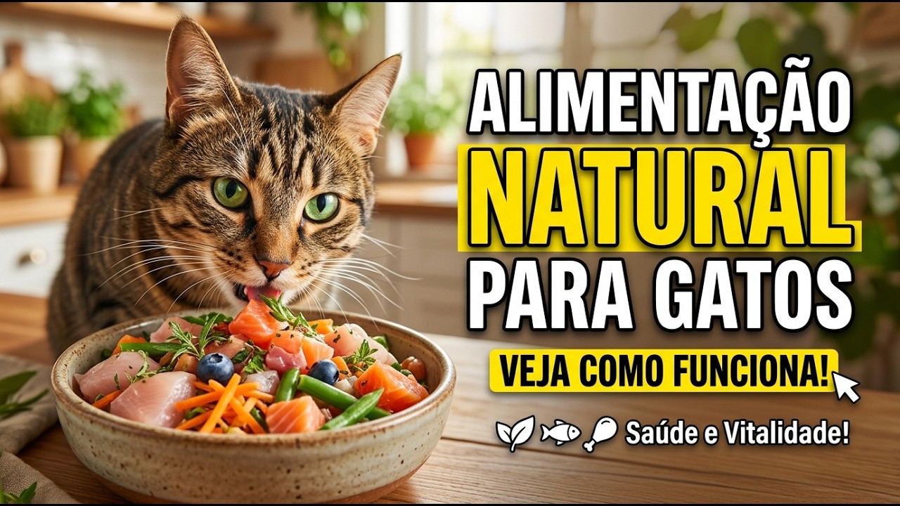ALIMENTAÇÃO NATURAL (dar comida) para gatos e cães 👉 IMPORTANTE SABER - Gatil Hauser