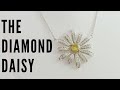 MAKING A 2CT DIAMOND DAISY PENDANT with A Yellow Sapphire Centrepiece