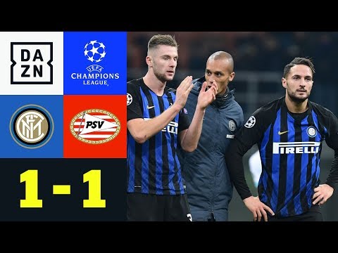 Inter verpasst mit Unentschieden die K.o.-Runde: Inter - PSV 1:1 | Champions League | Highlights