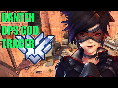 DANTEH DPS GOD GAMEPLAY - TOP 500 TRACER OVERWATCH SEASON 29