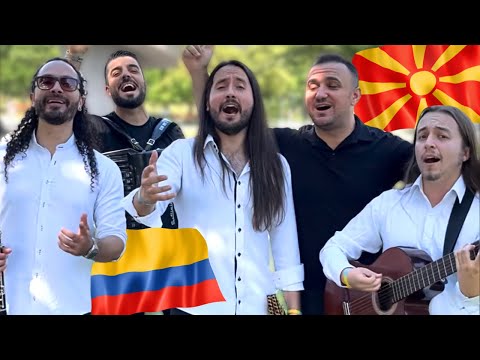 When Colombians and Macedonians meet and sing this song together