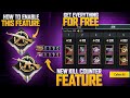 Get Everything For Free | How To Enable Kill Counter Feature | Elimination Counter Feature In Pubgm