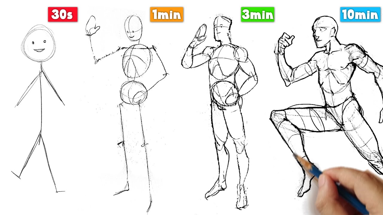 Como Desenhar Anatomia Básica [Passo a passo para iniciantes]