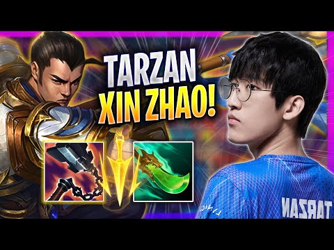 TARZAN IS A GOD WITH XIN ZHAO! - LNG Tarzan Plays Xin Zhao JUNGLE vs Lee Sin! | Season 2023