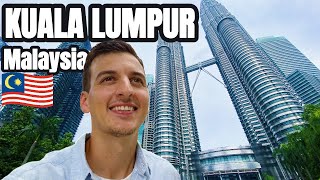 Travel vlog - FIRST TIME in Kuala Lumpur Malaysia 🇲🇾 (The City of Affordable Luxury!)