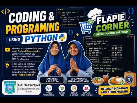 Coding & Programming using Python (Flapie Corner)