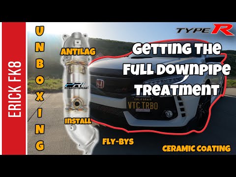 BEST Downpipe (PRL) Ceramic Coated | FK8 Civic Type R **1st Impression**