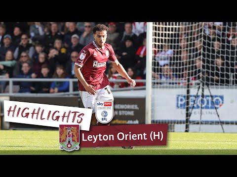 HIGHLIGHTS: Northampton Town 1 Leyton Orient 0