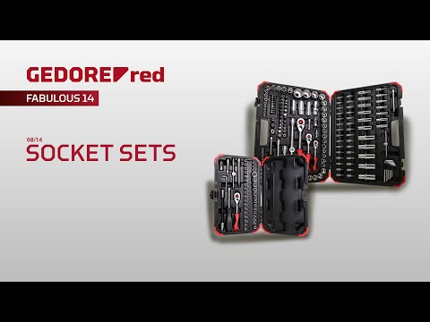 Gedore Red 75 piece Socket Set