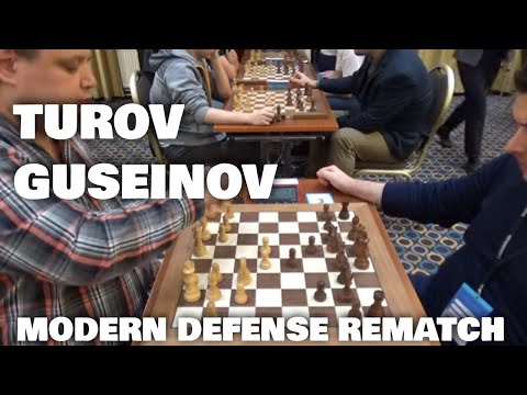 All-In opening choice by black | Turov - Guseinov | Modern defense