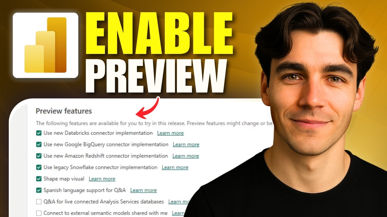 How to Enable Preview Features in Power BI Desktop (Tutorial 2026)