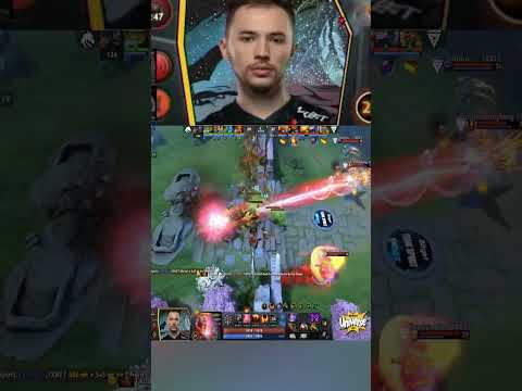 Yatoro Gets Deleted By Nine #dota2 #shorts #ninedota2 #lina