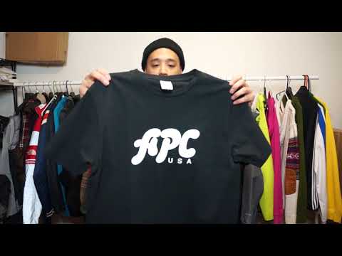 A.P.C. USA T-SHIRT UNBOXING REVIEW & FITTING GUIDE