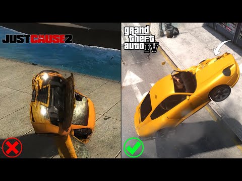 GTA IV VS JUST CAUSE 2 - Comparison Who Do It Better?
