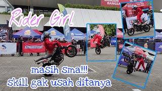 Download lagu BIKIN HEBOH‼️AMELIA..wanita berhijab adu skill freestyle motor LAKI auto kna mental ISGP 02 semarang mp3