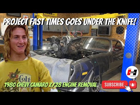 Thumbnail for Project Fast Times Goes Under the Knife!  1980 Chevy Camaro Engine Removal! #camaro by video, WiLL, Car, vide
