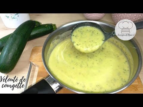 Recette Velouté de courgette et basilic