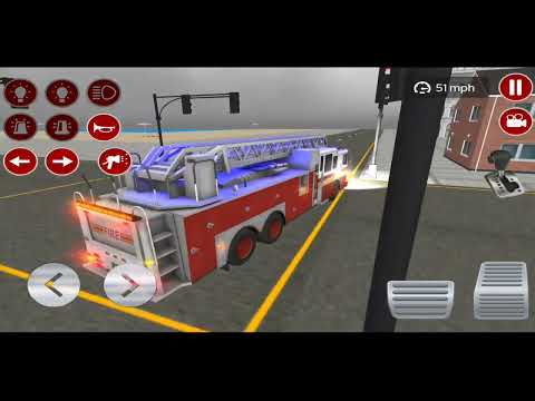 fire truck driving simulator mod apk Android Gameplay