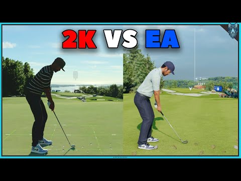 EA Sports PGA Tour vs PGA TOUR 2K23 - Top Of The Rock Challenge