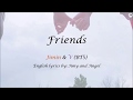 Friends - English KARAOKE - Jimin & V (BTS)