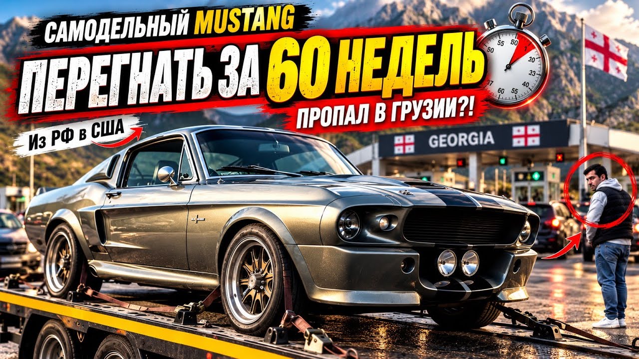 Самодельный Мустанг / Путь в Америку. Что случилось с ним в Грузии? Таможим са