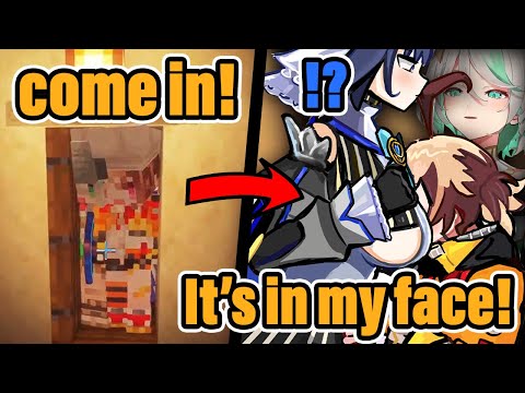 Gigi and Cecilia Squeezed Into a Tight Space With Kronii and Took Full Advantage