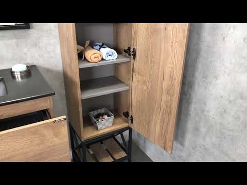 Обзор мебели для ванной Comforty Бредфорд 90 дуб тёмный Обзор мебели для ванной Comforty Бредфорд 90 дуб тёмный