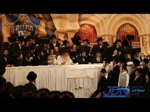 Toldos Aharon Rebbe Motzei Shabbos Sheva Brochos in Boro Park - Cheshvan 5784