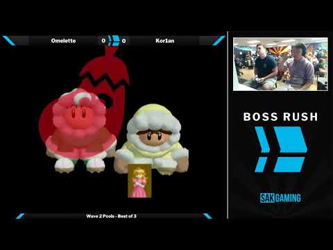 Boss Rush The Moon Wave 2 Pools - Omelette (Ice Climbers) vs Kor1an (Peach)