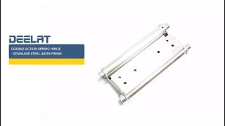 Double Action Spring Hinge - Stainless Steel