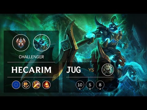 Hecarim Jungle vs Rengar - EUW Challenger Patch 9.13