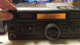 Replacing the meter and front panel LCD backlights on an iCom IC-725 ham radio