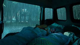 Rain sounds for sleeping - Goodbye Insomnia with Heavy Rain on Car - Study, Relax, Goodbye Insomnia